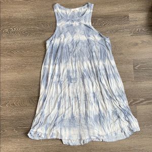 Z Supply Blue Tie Due Swing Dress